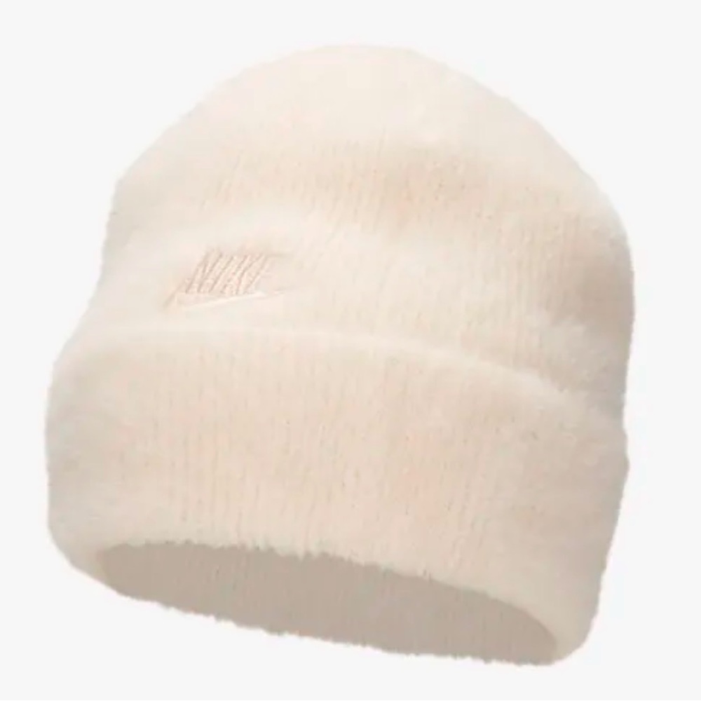 Nike Unisex Adult Peak Beanie in Ivory